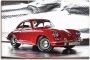 Artland Artprint Klassiek model de Porsche 356 als artprint van aluminium artprint voor buiten artprint op linnen poster muursticker - Thumbnail 1