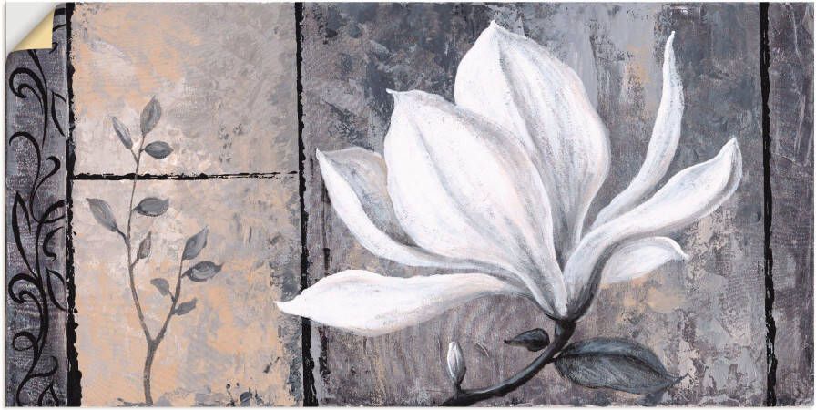 Artland Artprint Klassieke magnolia als artprint van aluminium artprint voor buiten artprint op linnen poster muursticker - Foto 1