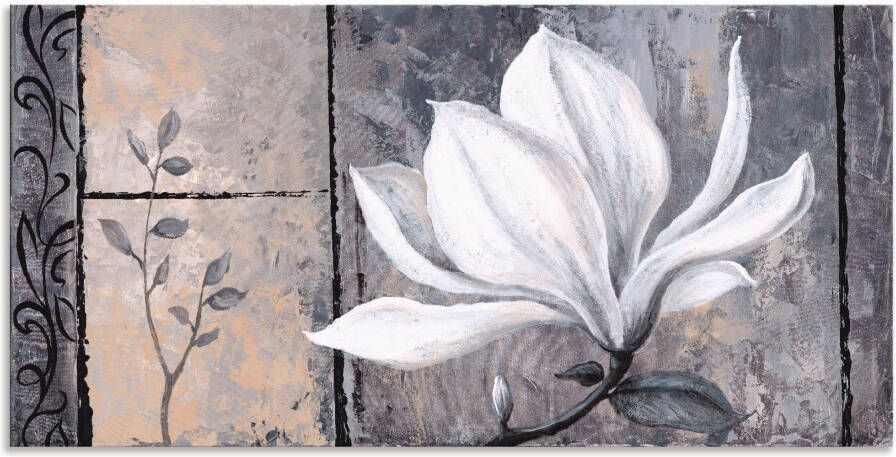 Artland Artprint Klassieke magnolia als artprint van aluminium artprint voor buiten artprint op linnen poster muursticker