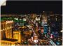 Artland Wandfolie Las Vegas 's nachts - Thumbnail 1