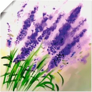 Artland Artprint Lavendel-aquarel in vele afmetingen & productsoorten -artprint op linnen poster muursticker wandfolie ook geschikt voor de badkamer