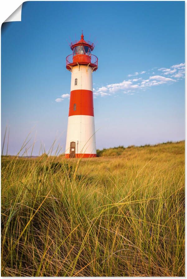 Artland Artprint List-East Elbow vuurtoren Peninsula als artprint van aluminium artprint voor buiten artprint op linnen poster in verschillende maten. maten - Foto 1