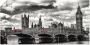 Artland Artprint Londen Westminster Bridge & Red Buses als artprint op linnen poster muursticker in verschillende maten - Thumbnail 1