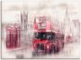 Artland Artprint Londen Westminster collage als artprint op linnen poster in verschillende formaten maten - Thumbnail 1