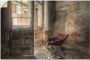 Artland Artprint Lost Place rode fauteuil I als artprint van aluminium artprint voor buiten artprint op linnen poster muursticker - Thumbnail 1