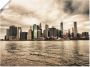 Artland Artprint Lower Manhattan skyline als artprint op linnen poster in verschillende formaten maten - Thumbnail 1