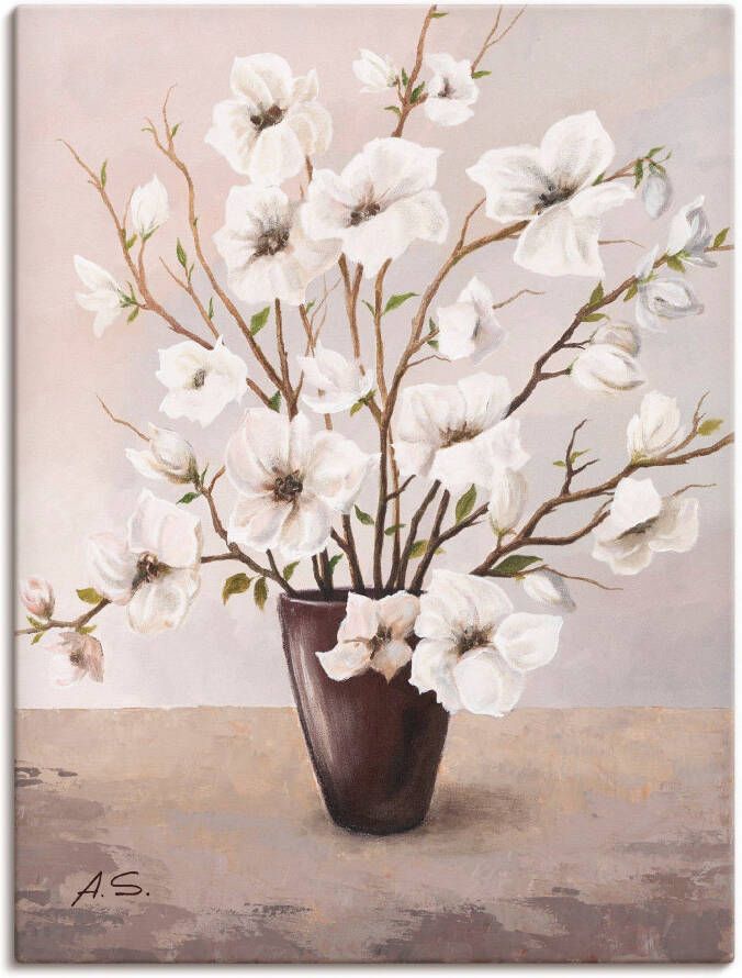 Artland Artprint Magnolia's als artprint op linnen poster in verschillende formaten maten