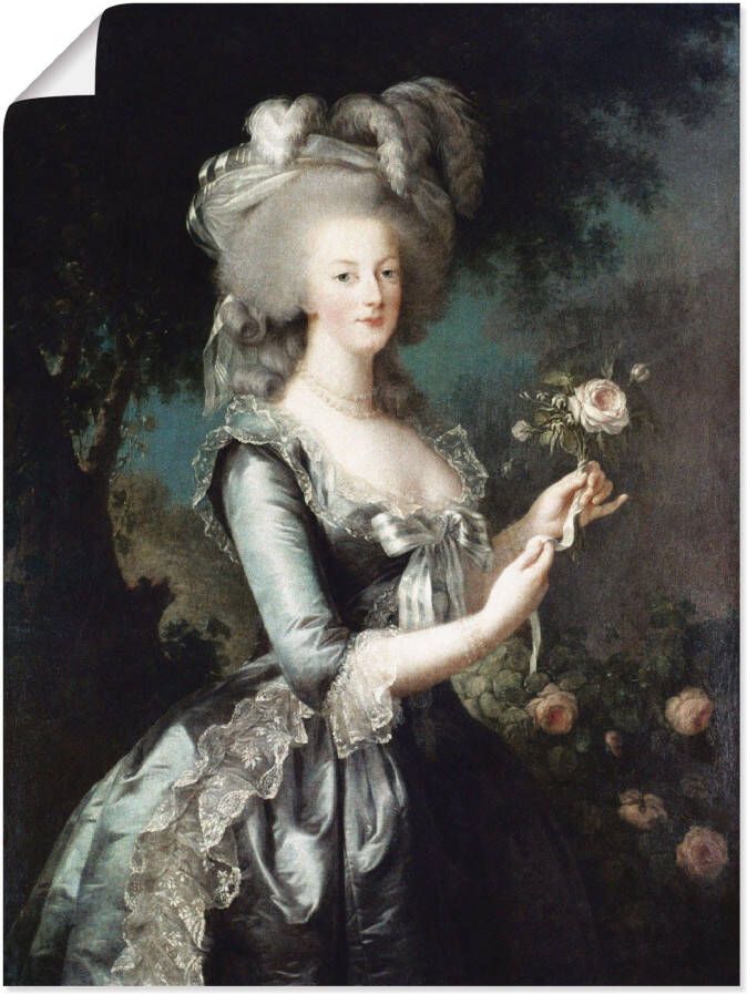 Artland Artprint Marie Antoinette 1783 als artprint van aluminium artprint voor buiten artprint op linnen poster in verschillende maten. maten - Foto 1