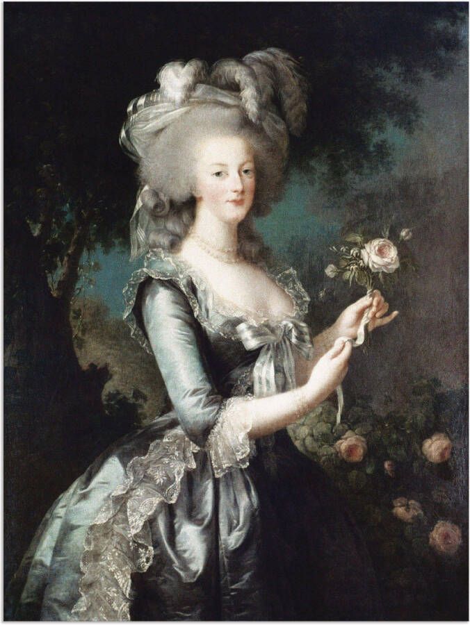 Artland Artprint Marie Antoinette 1783 als artprint van aluminium artprint voor buiten artprint op linnen poster in verschillende maten. maten