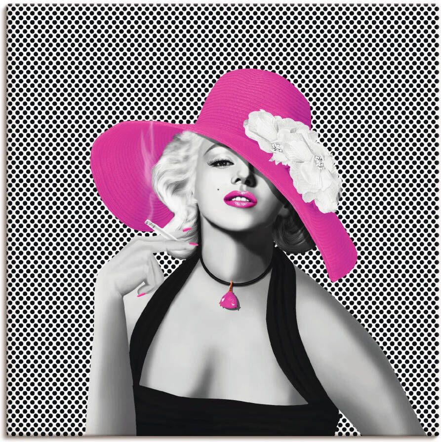 Artland Artprint Marilyn In popart als artprint op linnen poster muursticker in verschillende maten