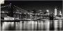 Artland Artprint Nachtelijke skyline Manhattan I als artprint van aluminium artprint voor buiten artprint op linnen poster muursticker - Thumbnail 1