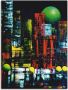 Artland Artprint New York abstract II als artprint op linnen muursticker in verschillende maten - Thumbnail 1