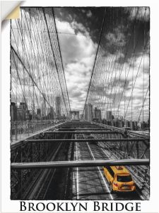 Artland Artprint New York Brooklyn Bridge