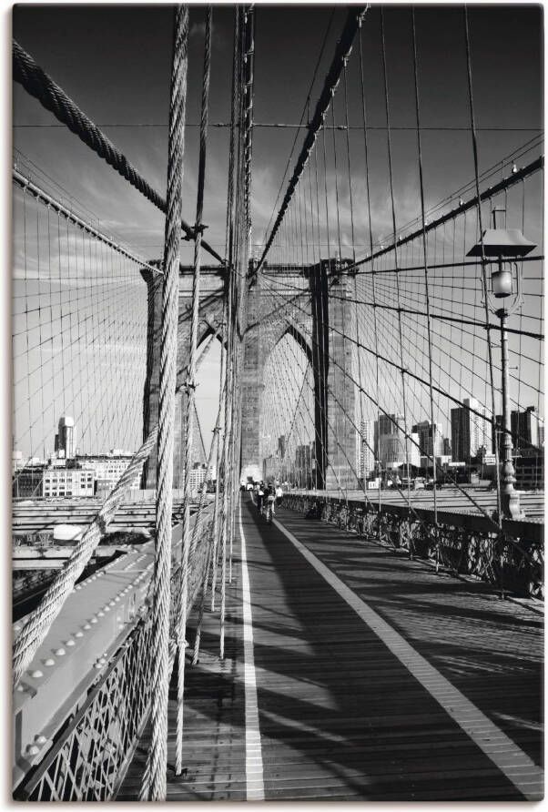 Artland Artprint New York City Brooklyn Bridge