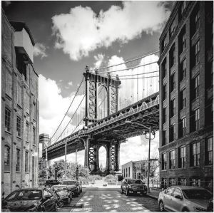 Artland Artprint New York City Manhattan Bridge