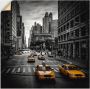 Artland Artprint New York City Verkeer 5th Avenue als artprint van aluminium artprint voor buiten artprint op linnen poster muursticker - Thumbnail 1