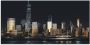 Artland Artprint New York Financial District als artprint van aluminium artprint voor buiten artprint op linnen in verschillende maten - Thumbnail 1