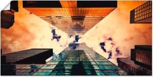 Artland Artprint New York flatgebouw