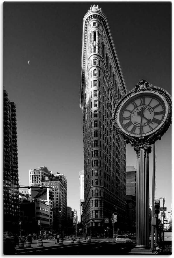 Artland Artprint New York Flatiron als artprint op linnen poster in verschillende formaten maten