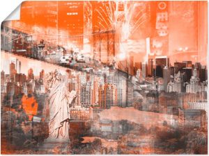 Artland Artprint New York skyline collage III