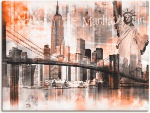 Artland Artprint New York skyline collage V