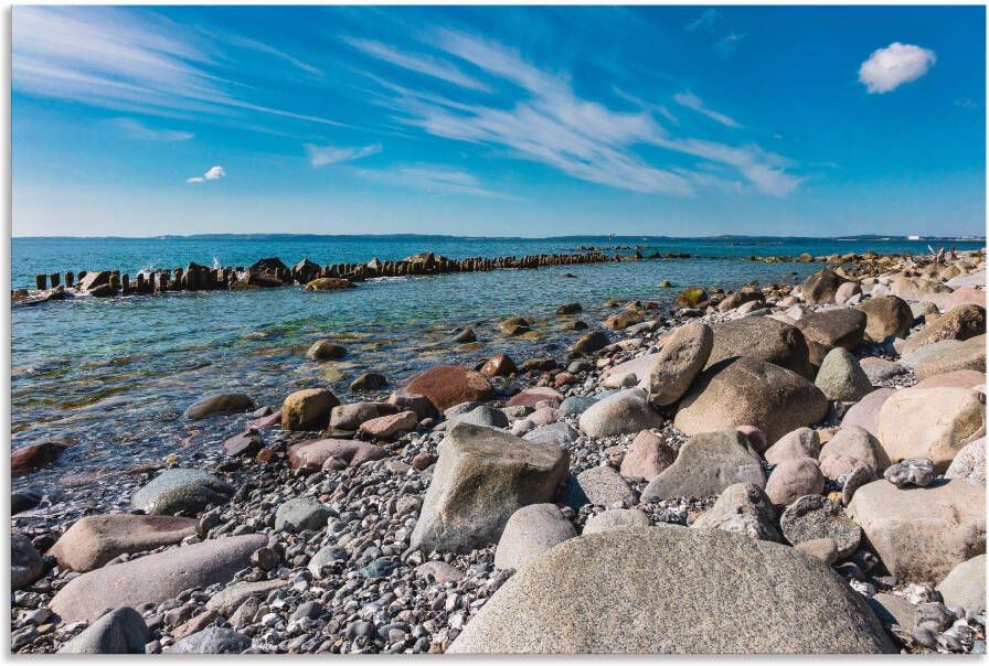 Artland Artprint Oostzeekust op het eiland Rügen als artprint van aluminium artprint voor buiten artprint op linnen poster in verschillende maten. maten - Foto 1