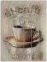 Artland Artprint op hout Colombia het café - Thumbnail 1