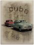 Artland Artprint op hout Cuba De taxi - Thumbnail 1