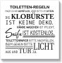 Artland Artprint op hout Toiletregels - Thumbnail 1