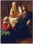 Artland Artprint op linnen Christus in het huis van Martha en Maria - Thumbnail 1