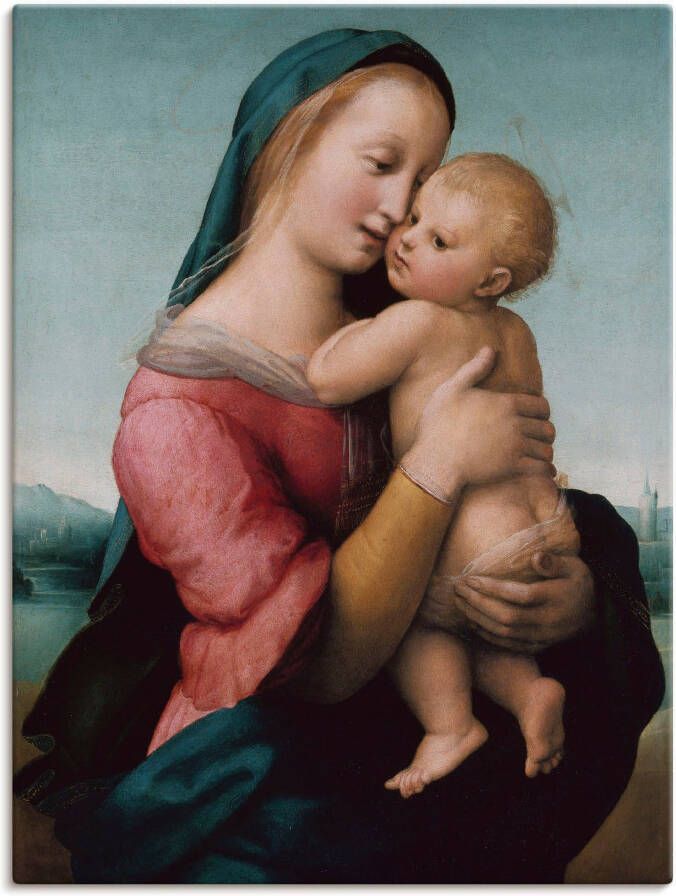 Artland Artprint op linnen De madonna Tempi. Ca. 1507