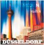 Artland Artprint op linnen Düsseldorf skyline abstract 03 - Thumbnail 1