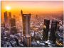 Artland Artprint op linnen Frankfurt am Main Panorama I - Thumbnail 1