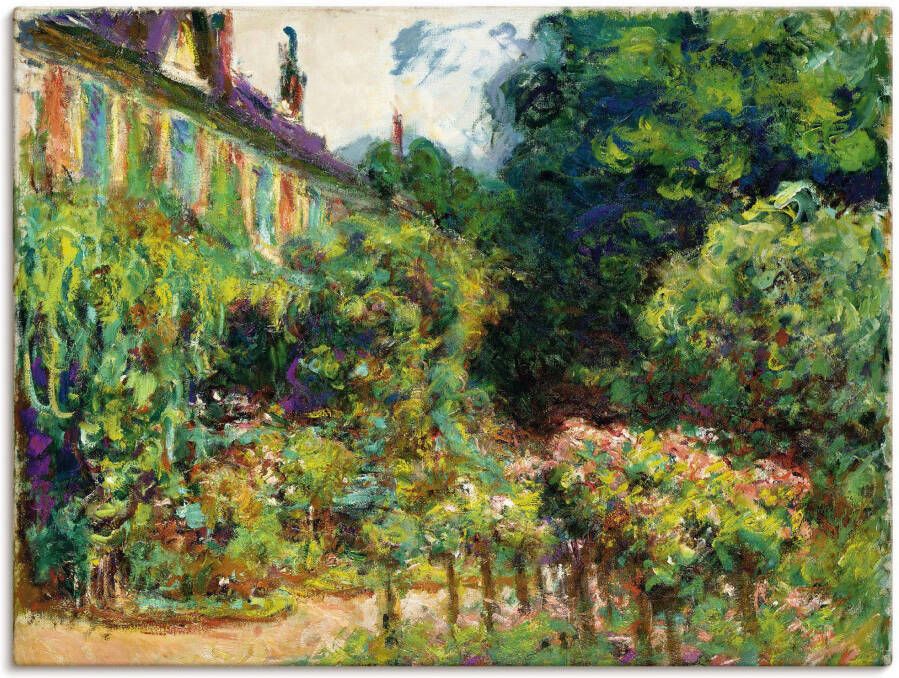 Artland Artprint op linnen Het huis van de kunstenaar in Giverny. 1913