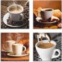 Artland Artprint op linnen Koffie beelden set van 4 verschillende maten (4-delig) - Thumbnail 1