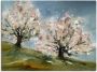 Artland Artprint op linnen Lente bloesem van fruitbomen - Thumbnail 1