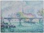 Artland Artprint op linnen Parijs blik op Ile de la Cité. 1913 - Thumbnail 1