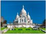 Artland Artprint op linnen Parijs Sacre Coeur gespannen op een spieraam - Thumbnail 1