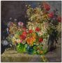 Artland Artprint op linnen Stilleven met weidebloemen in kruiken. - Thumbnail 1