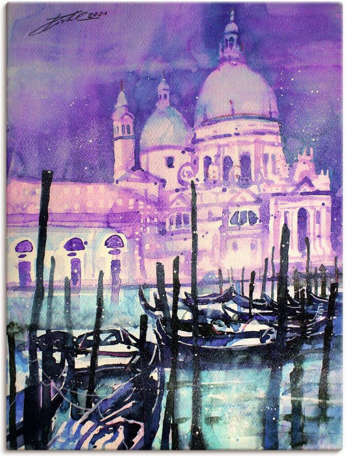 Artland Artprint op linnen Venetië Santa Maria della Salute