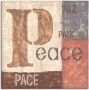 Artland Artprint op linnen Vrede gespannen op een spieraam - Thumbnail 1