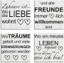 Artland Artprint op linnen Waar de liefde woont 1-4 set van 4 verschillende maten (4-delig) - Thumbnail 1