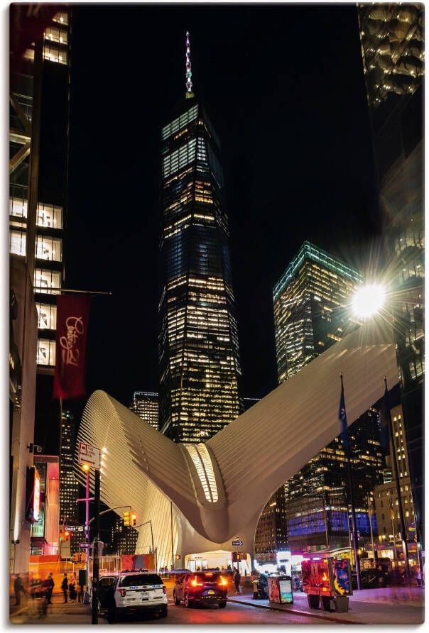 Artland Artprint op linnen World Trade Center New York