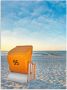 Artland Artprint Ostsee7 strandstoel als artprint van aluminium artprint voor buiten artprint op linnen poster in verschillende maten. maten - Thumbnail 1