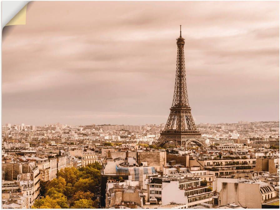 Artland Wandfolie Parijs Eiffeltoren I - Foto 1