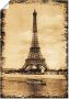 Artland Poster Parijs Eiffeltoren Vintage als artprint op linnen muursticker of poster in verschillende maten - Thumbnail 1