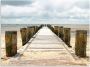 Artland Artprint Pier in Watt als artprint van aluminium artprint voor buiten artprint op linnen poster in verschillende maten. maten - Thumbnail 1