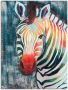 Artland Artprint Prisma zebra II als artprint op linnen poster in verschillende formaten maten - Thumbnail 1