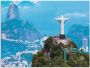 Artland Artprint Rio de Janeiro met Christus als artprint van aluminium artprint op linnen muursticker verschillende maten - Thumbnail 1