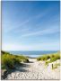 Artland Artprint Strand met duinen en weg naar het water als artprint van aluminium artprint voor buiten artprint op linnen poster muursticker - Thumbnail 1